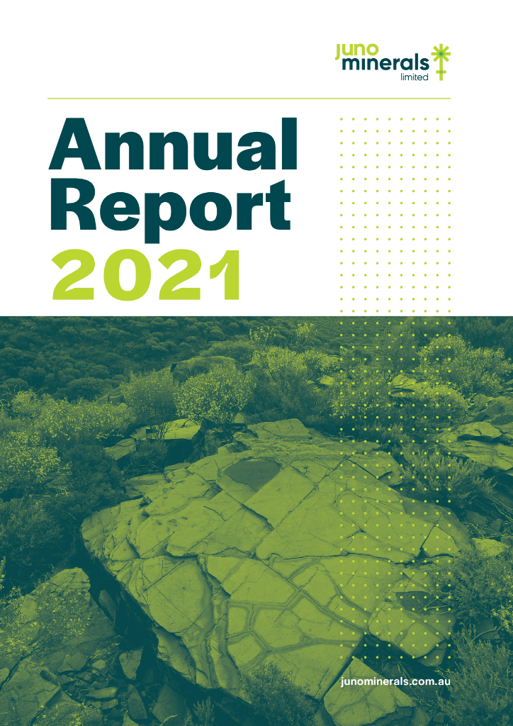 Juno Minerals Limited（JNO）2021财年年度报告（英文版）