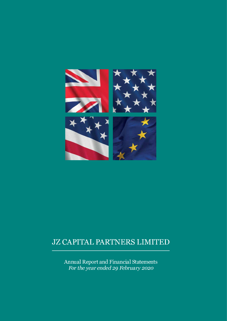 JZ Capital Partners Limited（JZCP）2020财年年度报告（英文版）