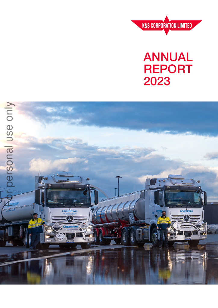 K&S Corporation Limited（KSC）2023财年年度报告（英文版）