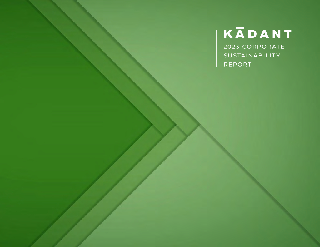 Kadant Inc.（KAI）2023年企业可持续报告（英文版）