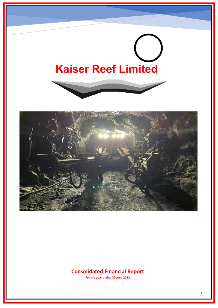 Kaiser Reef（KAU）2022财年年度报告（英文版）
