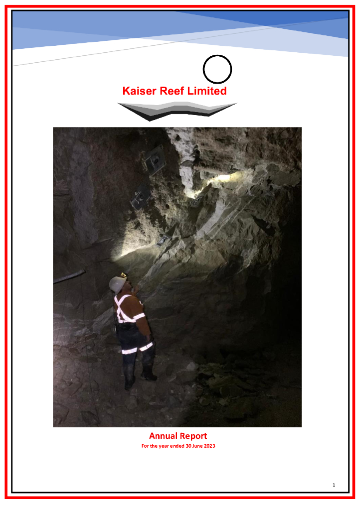 Kaiser Reef（KAU）2023财年年度报告（英文版）