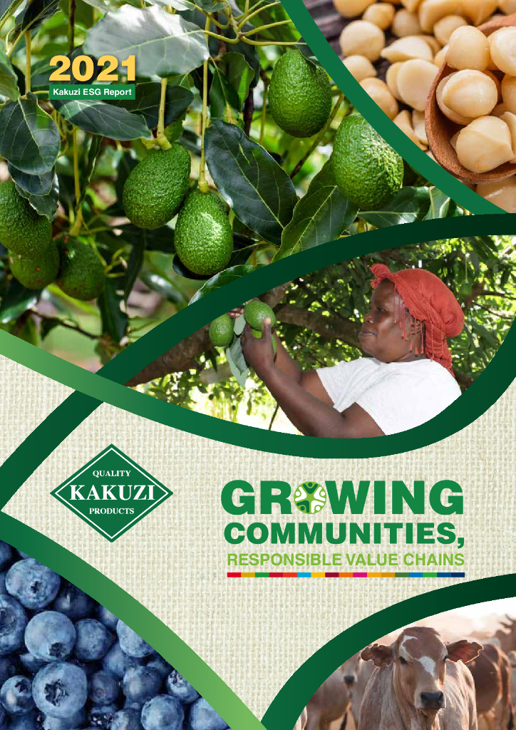 Kakuzi（KAKU）2021年ESG报告（英文版）