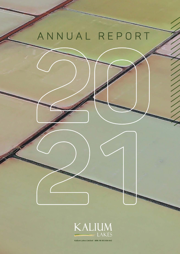 Kalium Lakes Limited（KLL）2021财年年度报告（英文版）
