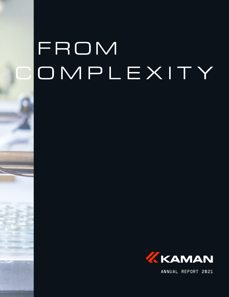 Kaman Corporation（KAMN）2021财年年度报告（英文版）