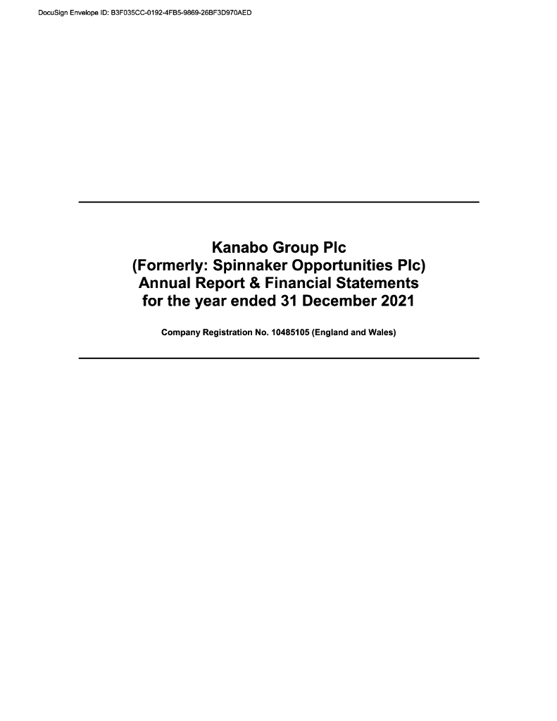Kanabo（KNB）2021财年年度报告（英文版）