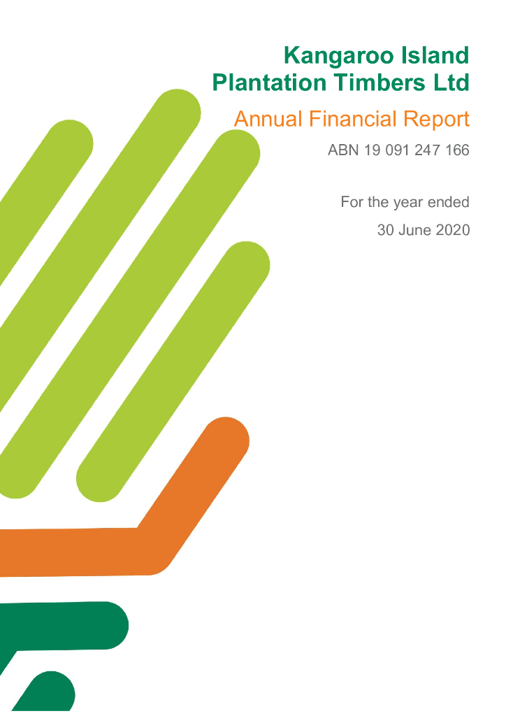 Kangaroo Island Plantation Timbers Ltd（KPT）2020财年年度报告（英文版）