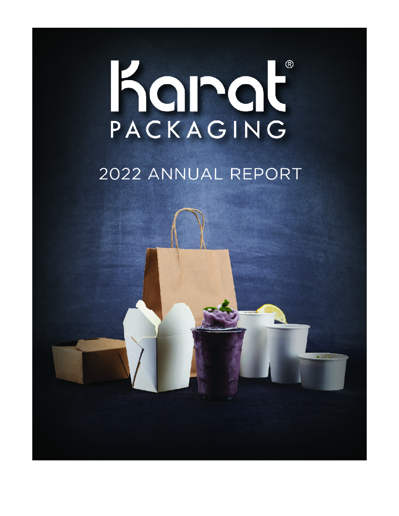 Karat Packaging Inc.（KRT）2022财年年度报告（英文版）