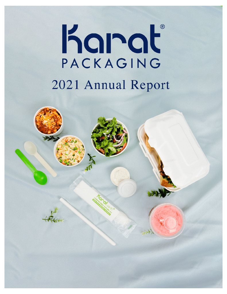 Karat Packaging Inc.（KRT）2021财年年度报告（英文版）