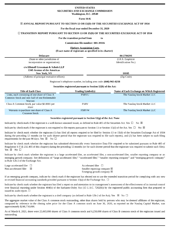 Katapult Holdings,Inc.（KPLT）2020财年年度报告（英文版）