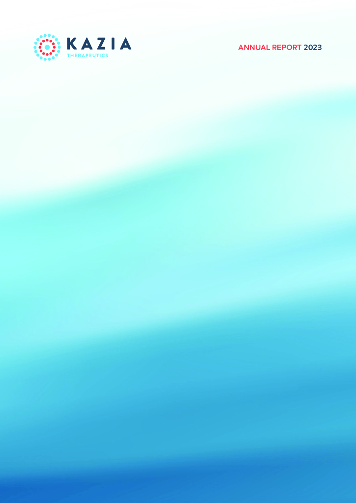 Kazia Therapeutics Limited（KZIA）2023财年年度报告（英文版）