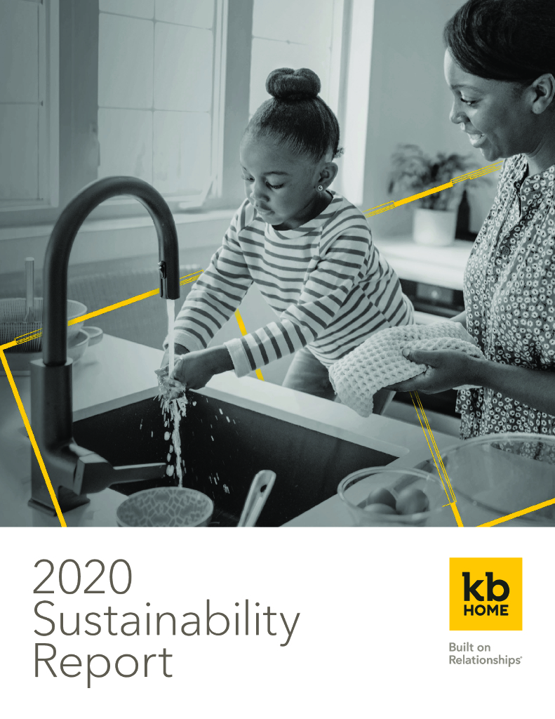 KB Home（KBH）2020年可持续发展报告（英文版）