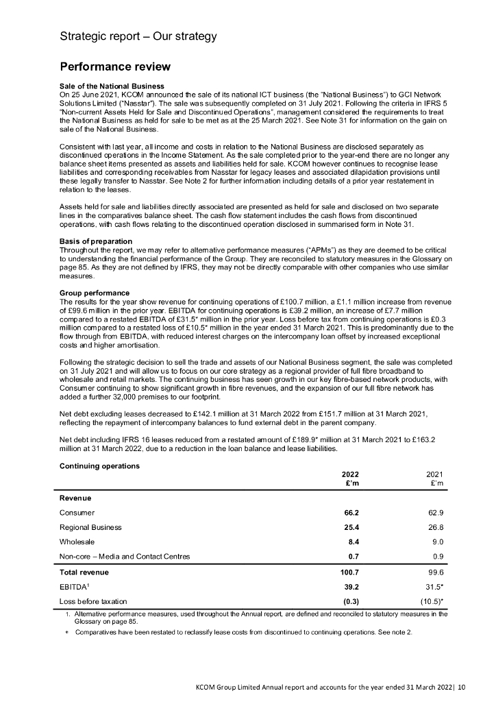 KCOM Group PLC 2022财年年度报告（英文版）_第10页