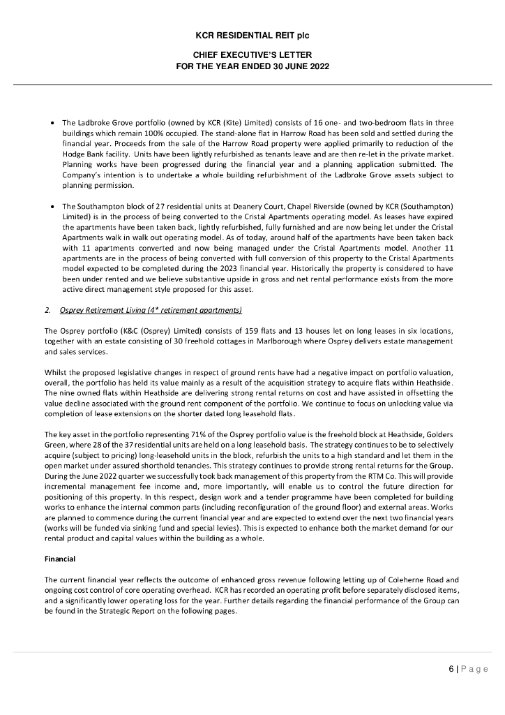 KCR Residential REIT plc（KCR）2022财年年度报告（英文版）_第8页