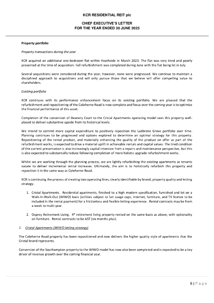 KCR Residential REIT plc（KCR）2023财年年度报告（英文版）_第8页