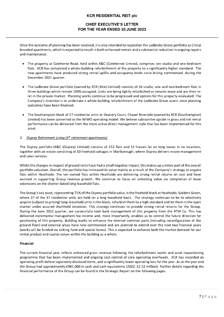 KCR Residential REIT plc（KCR）2023财年年度报告（英文版）_第9页