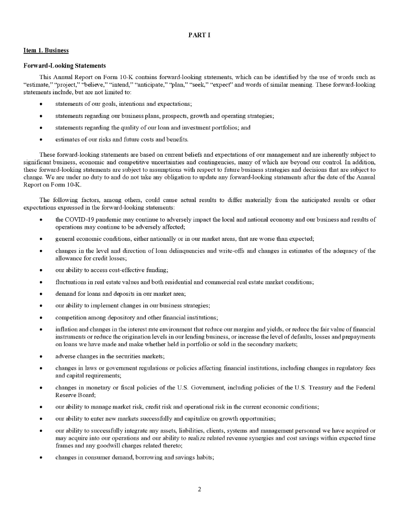 Kearny Financial Corp.（KRNY）2022财年年度报告（英文版）_第10页