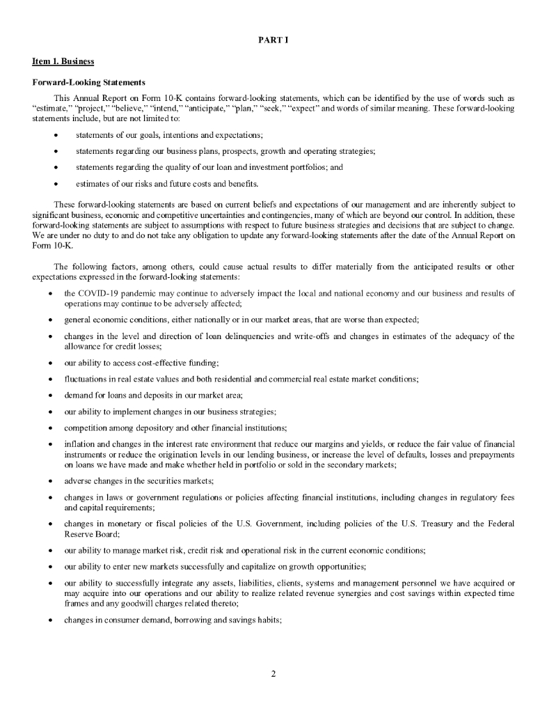 Kearny Financial Corp.（KRNY）2021财年年度报告（英文版）_第6页