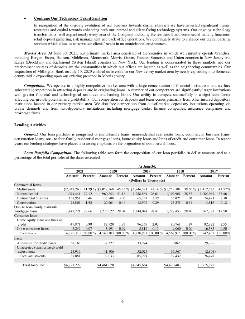 Kearny Financial Corp.（KRNY）2021财年年度报告（英文版）_第10页