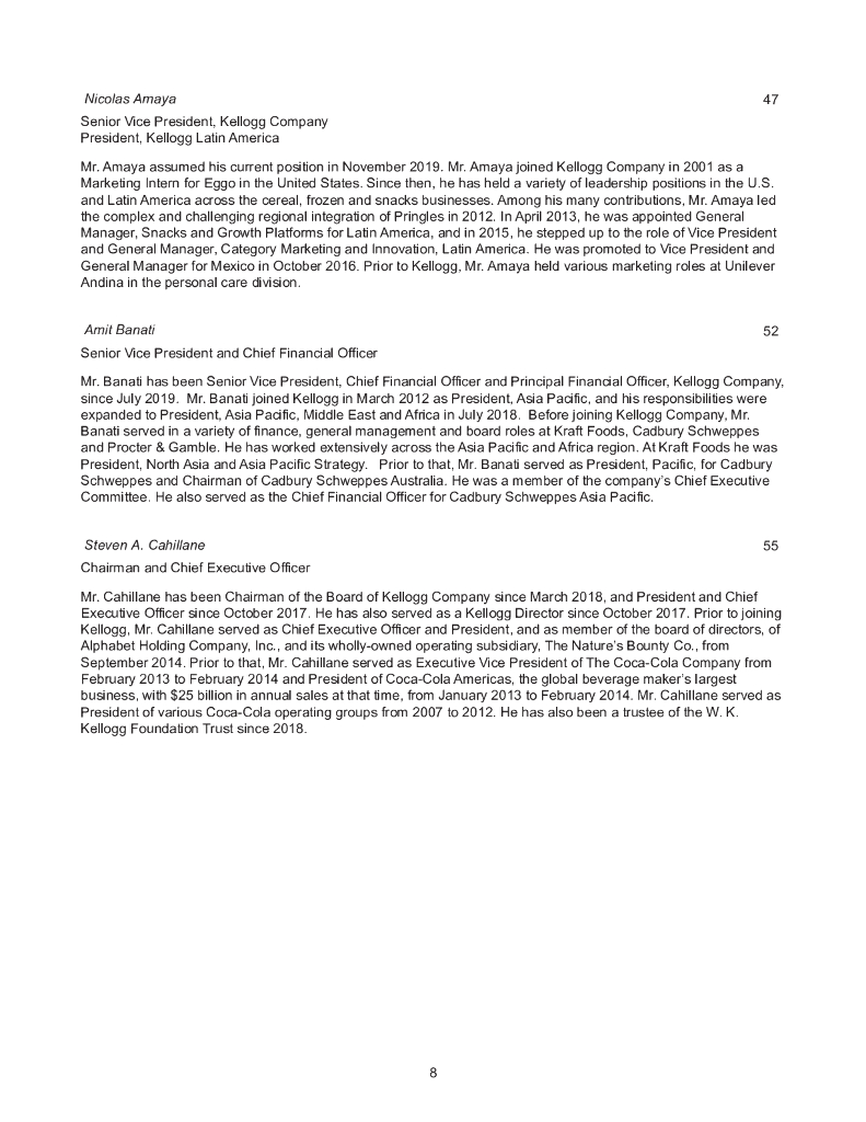 Kellanova（K）2020财年年度报告（英文版）_第10页