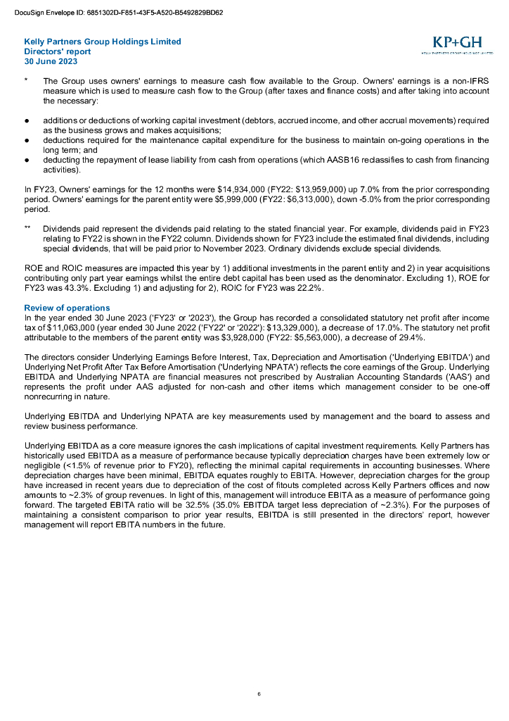 Kelly Partners Group Holdings Limited（KPG）2023财年年度报告（英文版）_第7页