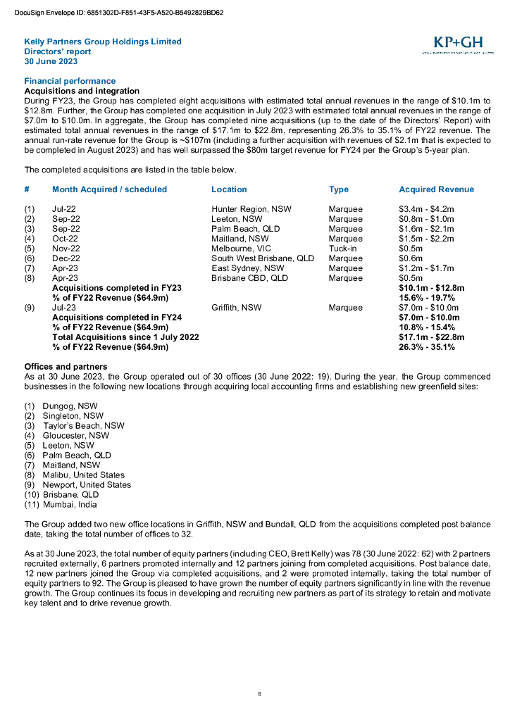 Kelly Partners Group Holdings Limited（KPG）2023财年年度报告（英文版）_第9页