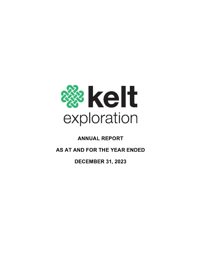 Kelt Exploration（KEL）2023财年年度报告（英文版）