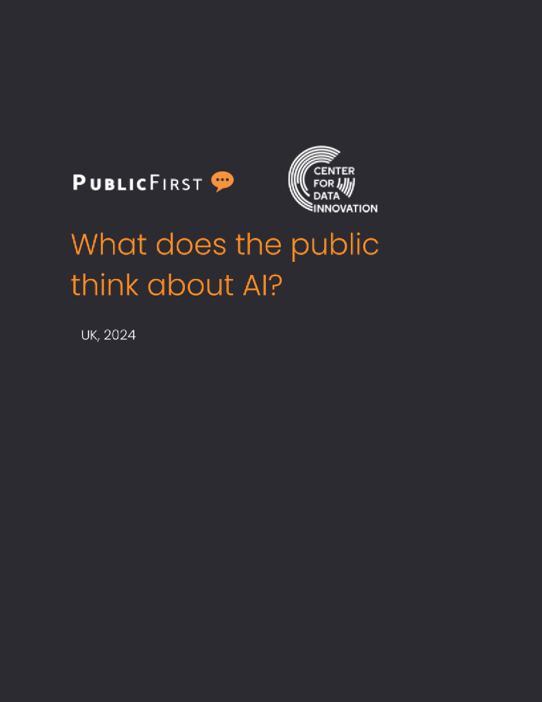 数据创新中心：2024英国公众如何看待人工智能报告（英文版）_第1页