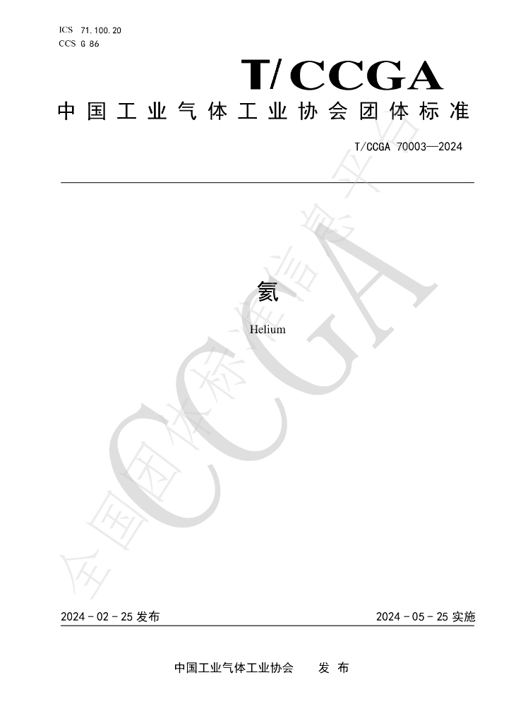 T/CCGA 70003-2024 标准预览
