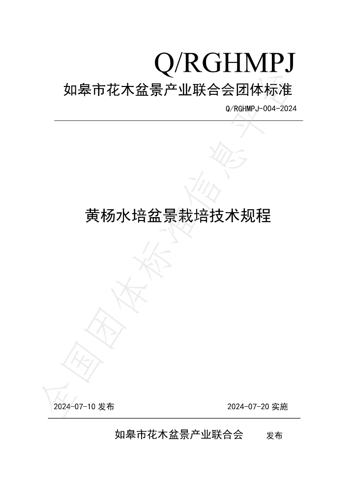 T/RGHMPJ 004-2024 标准预览