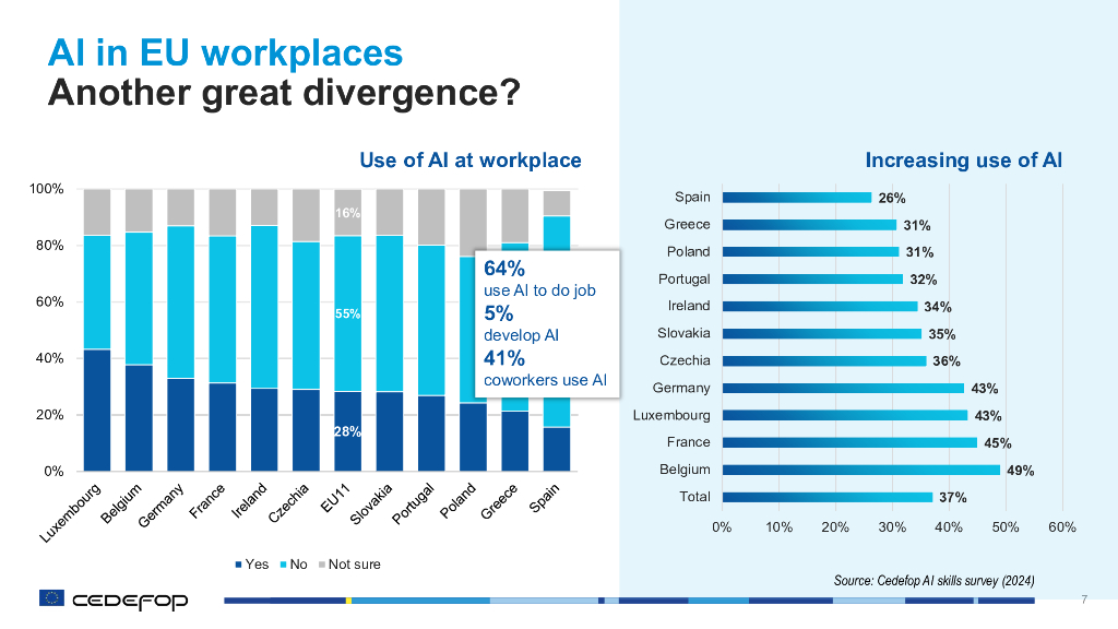 Cedefop欧洲职业培训发展中心：2024人工智能和欧盟的技能挑战调查报告（英文版）_第7页