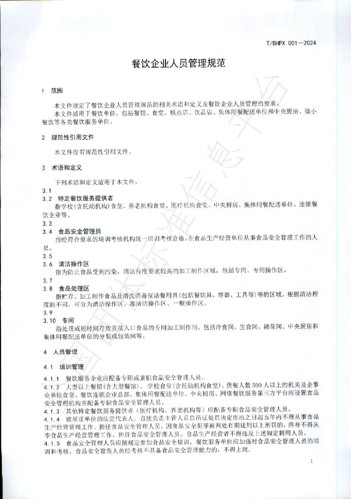 T/BHPX 001-2024 标准预览