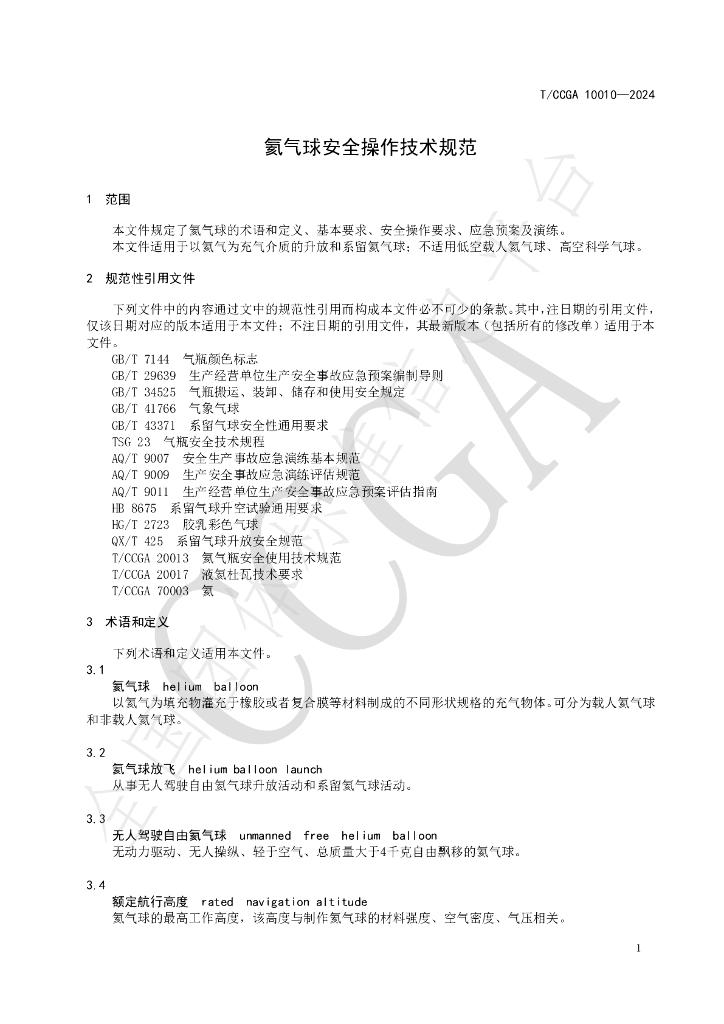 T/CCGA 10010-2024 标准预览