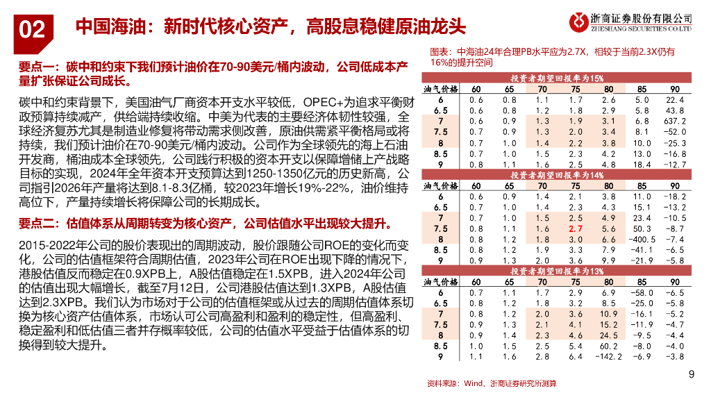 浙商证券：2024年中期石化能源行业投资策略：关注资源端、新质生产力、石化设备更新及周期底部反转标的_第9页