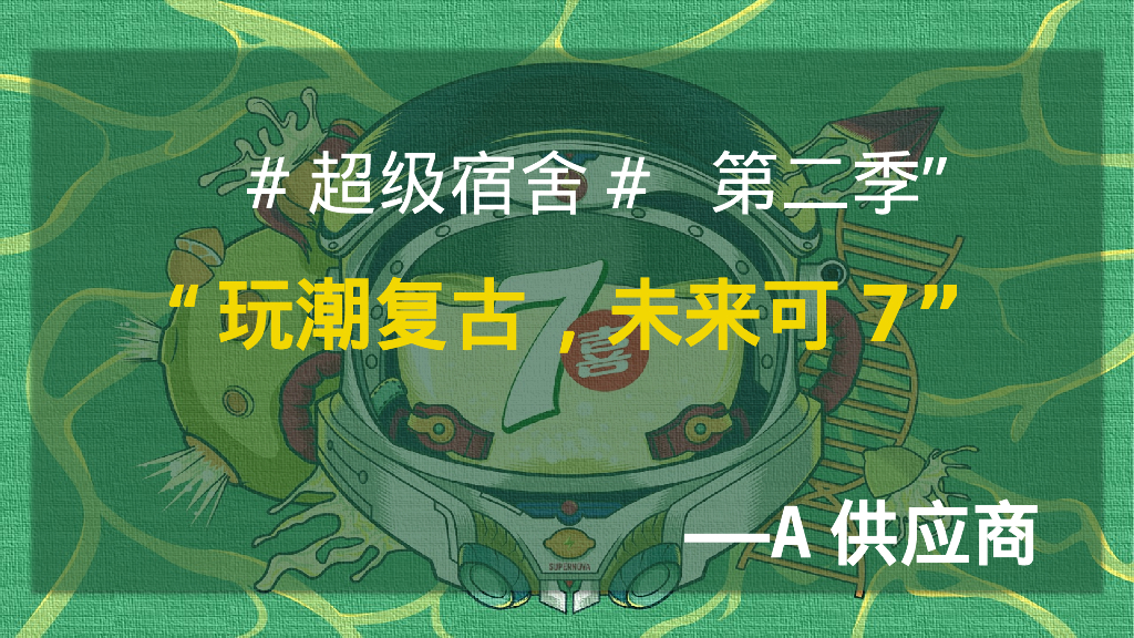 百事七喜连忙快闪活动策划方案：超级宿舍第二季-玩潮复古，未来可7