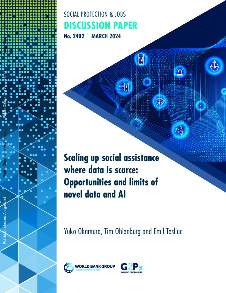 世界银行：2024在数据匮乏的地方扩大社会援助：新数据和<em>人工智能</em>的机遇和局限报告（英文版） 海报