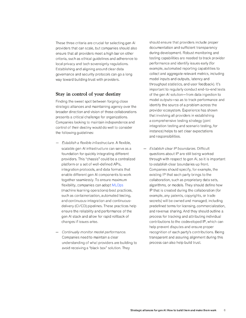 麦肯锡：2024生成式人工智能战略联盟：如何建立并使之有效运作报告（英文版）_第6页