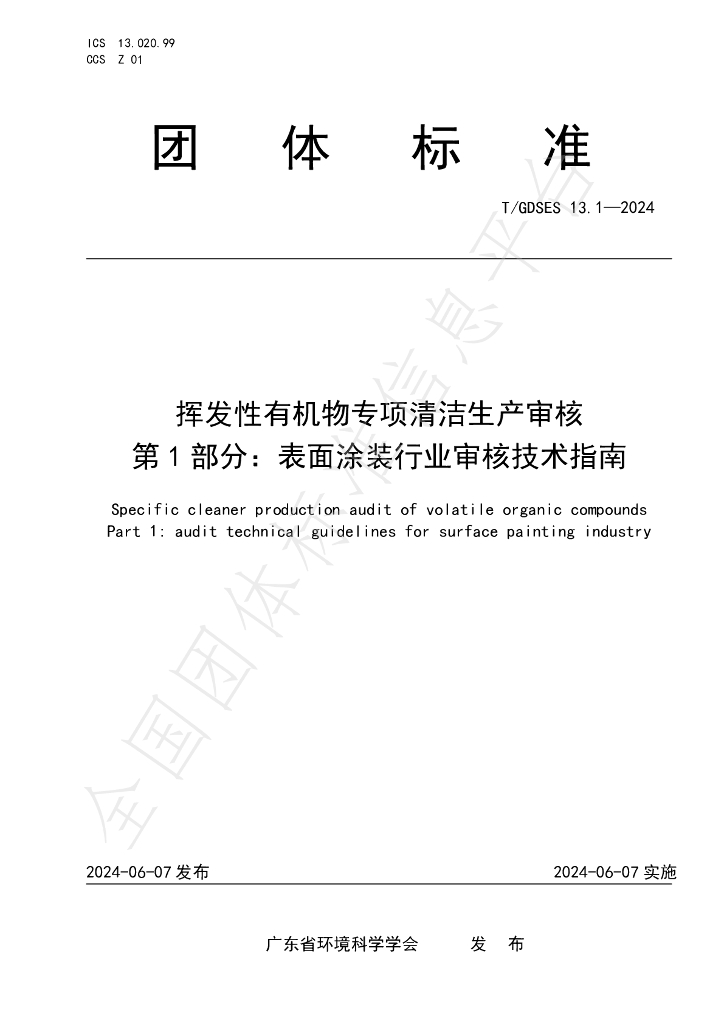 T/GDSES 13.1-2024 标准预览
