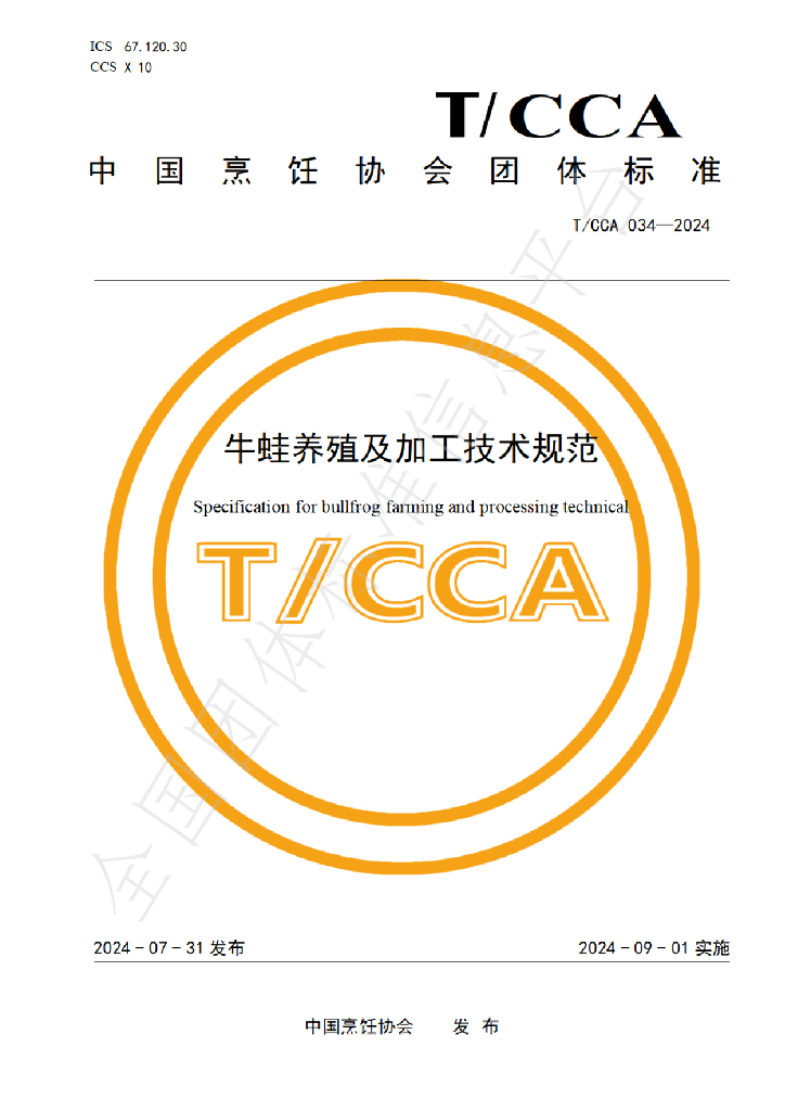 T/CCA 034-2024 标准预览