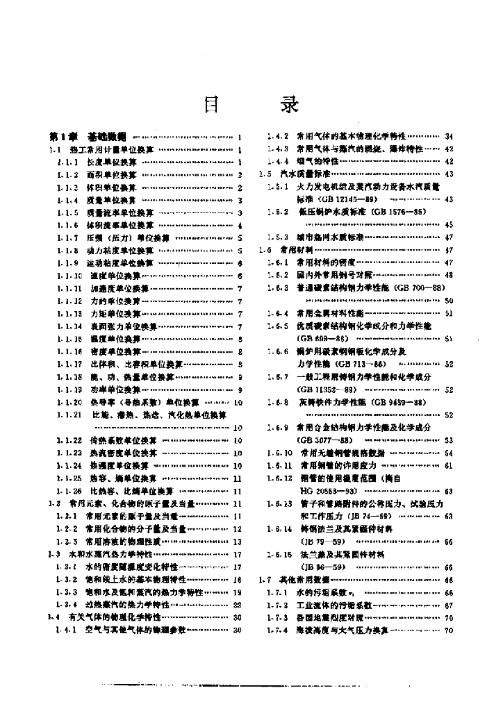 热能工程设计手册
