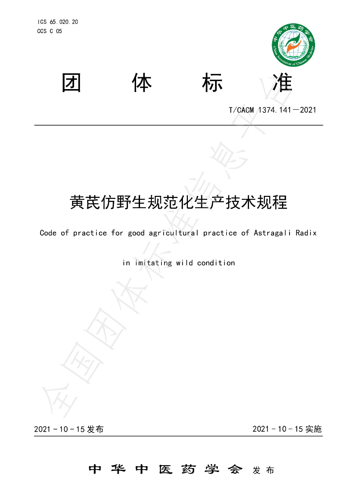 T/CACM 1374.141-2021 标准预览