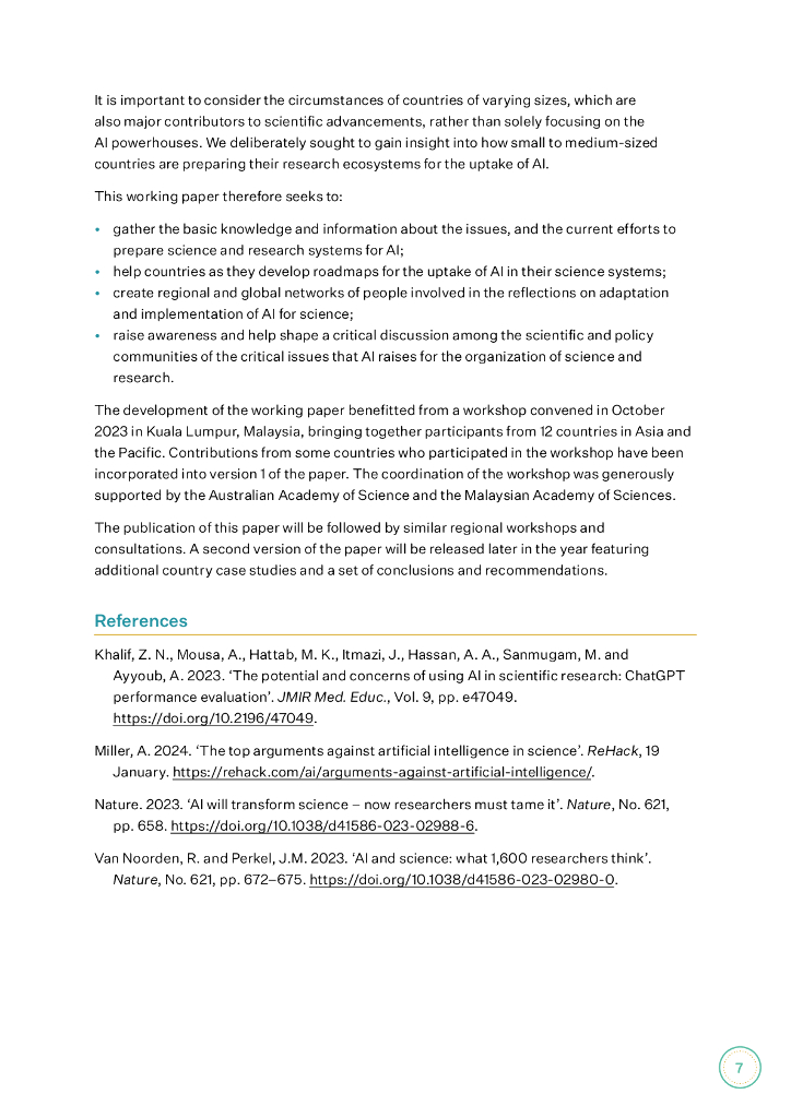 国际科学理事会（ISC）：为人工智能做好国家研究生态系统的准备-2024年战略与进展报告（英文版）_第7页