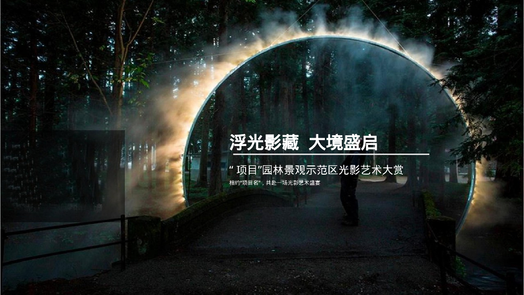 地产园林景观示范区开放暨光影艺术活动方案