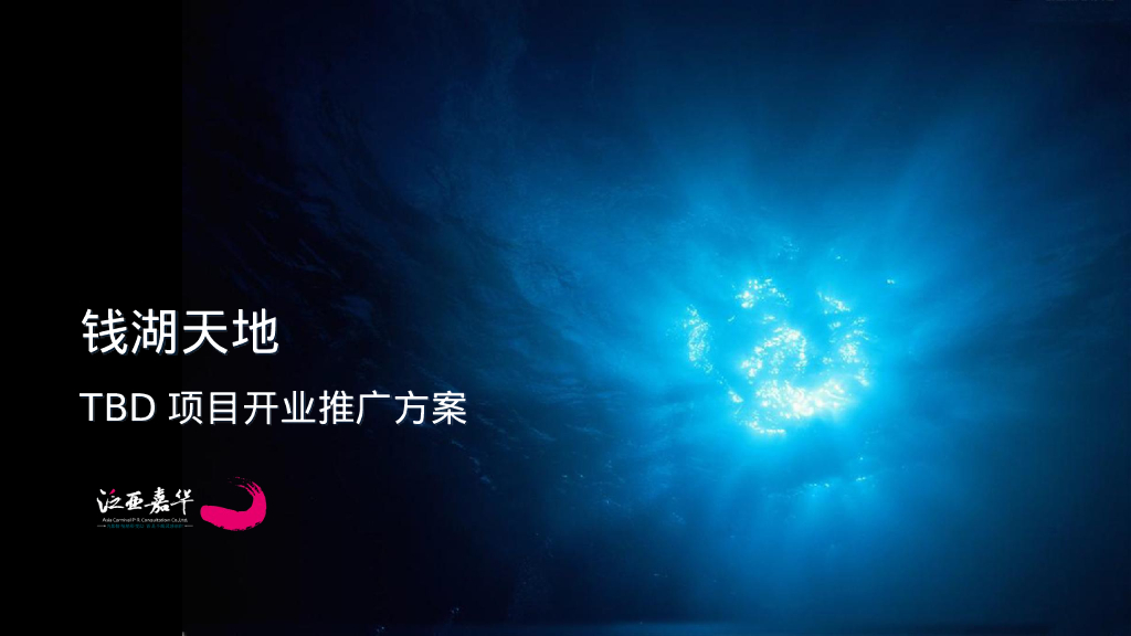 钱湖天地TBD项目开业推广方案