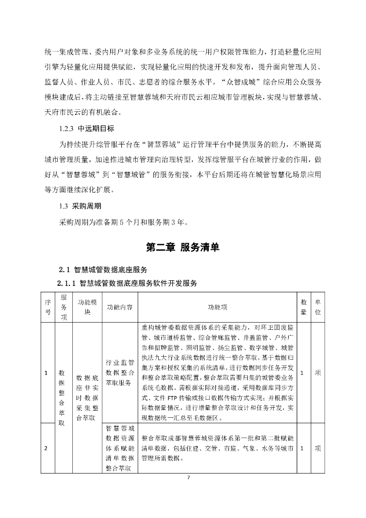 成都市城市综合管理服务平台（一期）技术文件_第8页