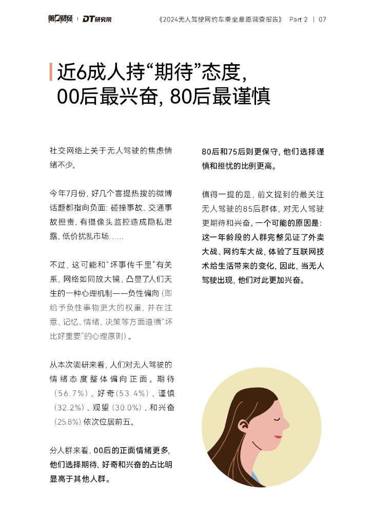 第一财经&DT研究院：2024无人驾驶网约车乘坐意愿调查报告_第8页
