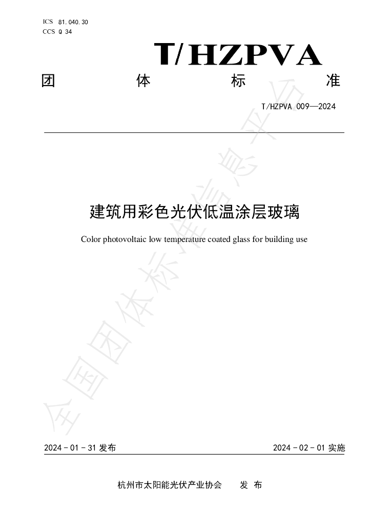 T/HZPVA 009-2024 标准预览