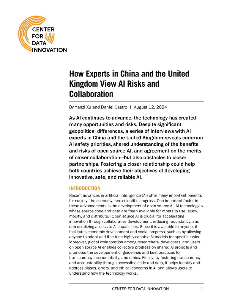 中国和英国的专家如何看待人工智能风险和合作（英文版）