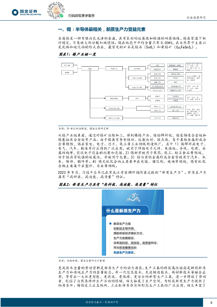 国金证券：有色金属行业深度研究：锡，新质生产力遇上产能周期，库存拐点确立牛市起点_第6页