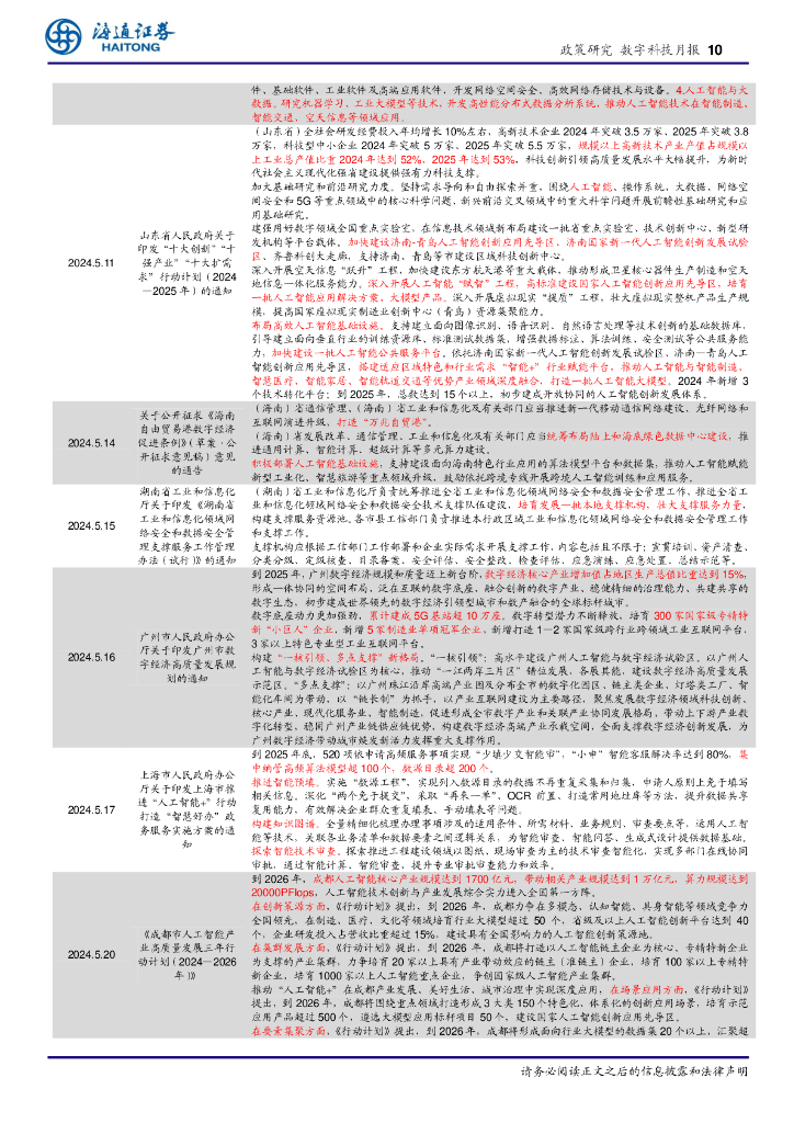 海通证券：政策聚集“人工智能+”，AI PC性能及渗透率提升将为相关产业链带来机会_第10页